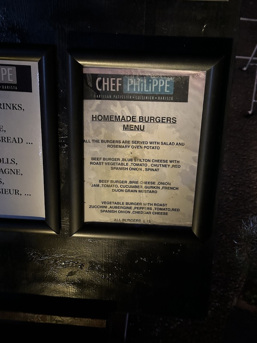 Chef Philippe Photo Menu 5