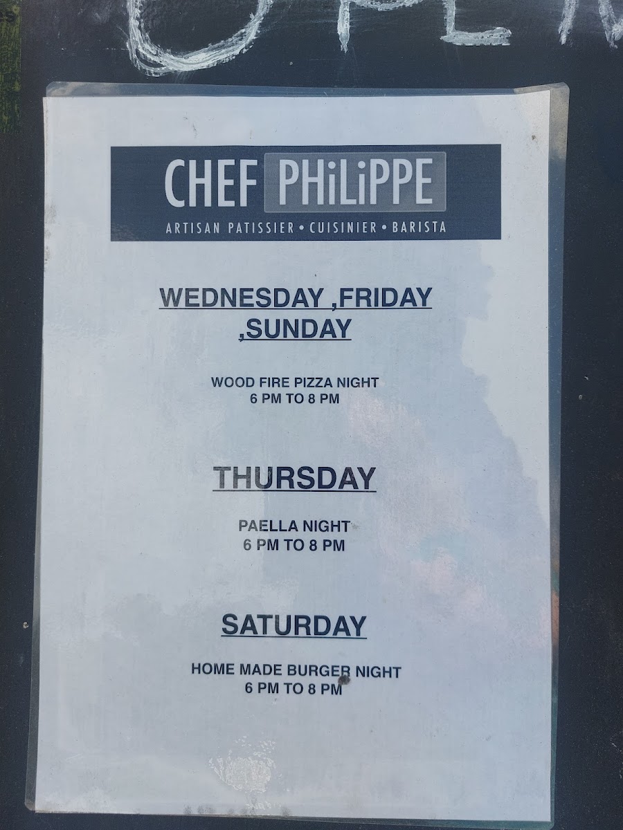 Chef Philippe Photo Menu 7
