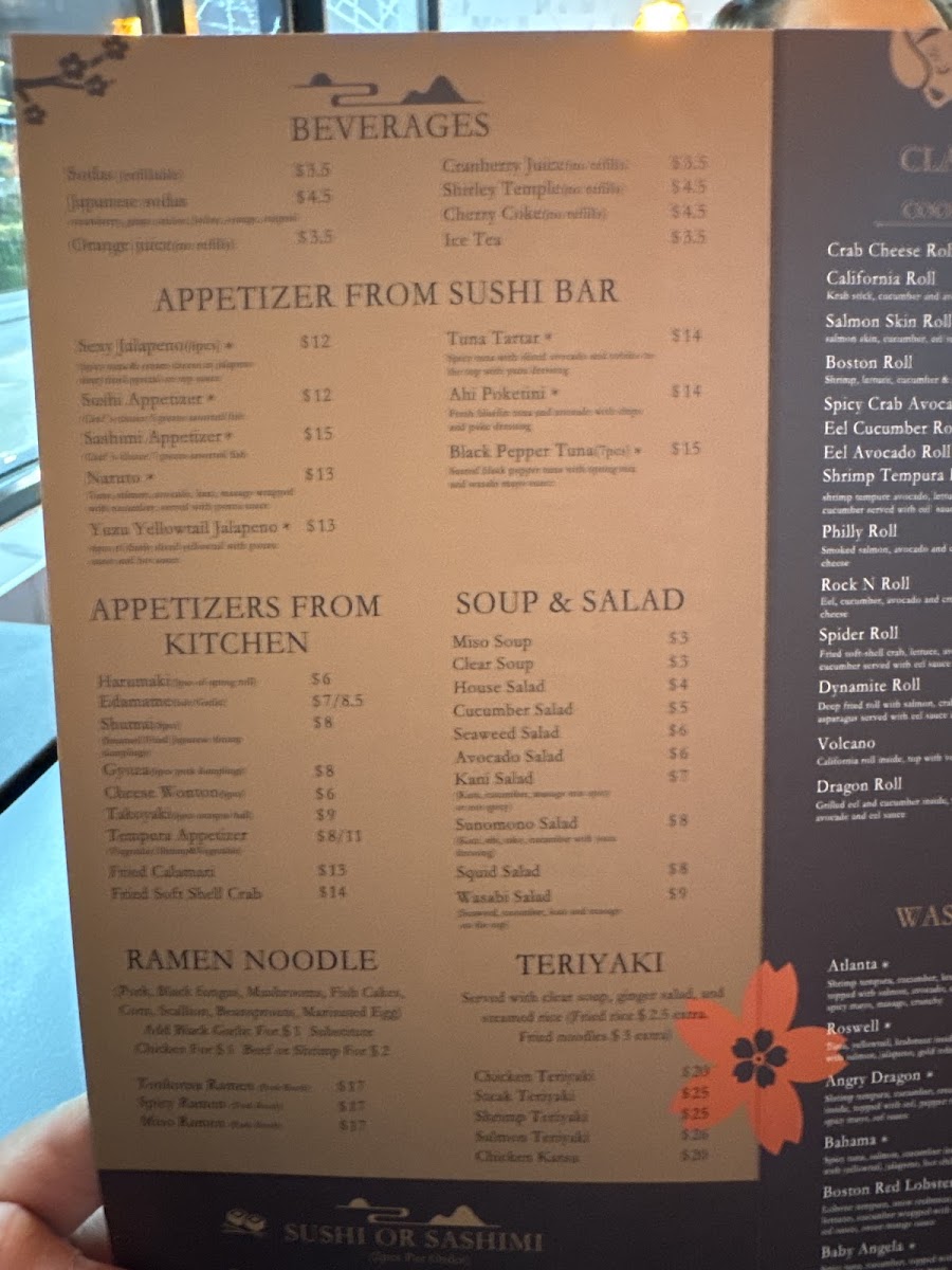 Wasabi Hibachi Sushi Bar Photo Menu 9