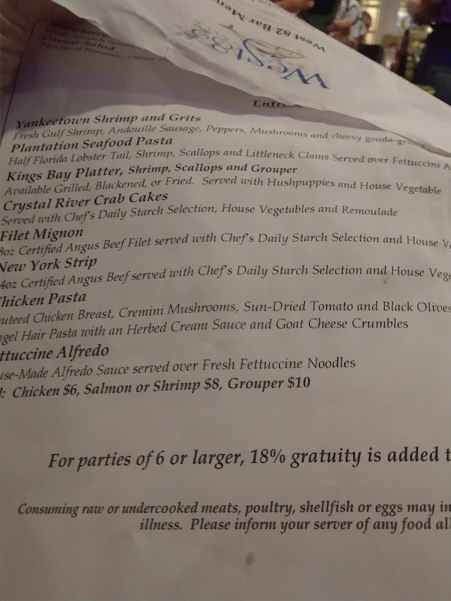 West 82 Bar And Grill Photo Menu 1
