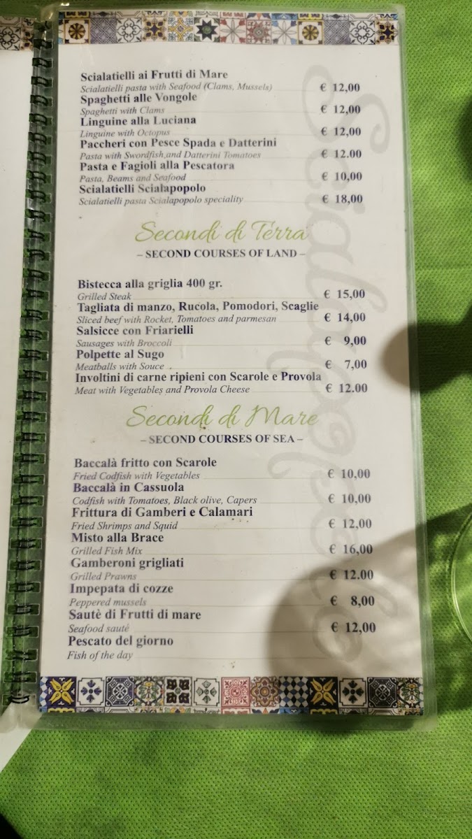 Trattoria Scialapopolo Photo Menu 10