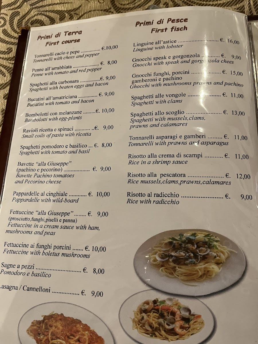 Trattoria Pizzeria il Re della carbonara Photo Menu 4