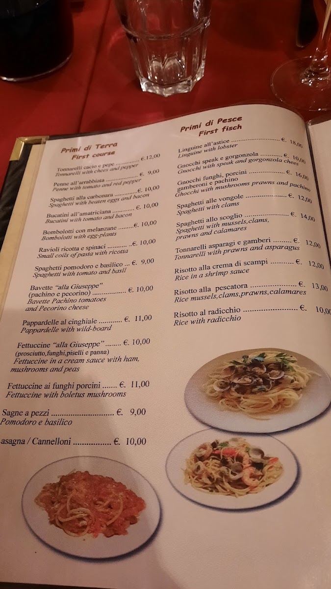 Trattoria Pizzeria il Re della carbonara Photo Menu 9