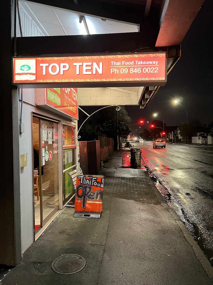 Top Ten Thai Food Takeaway