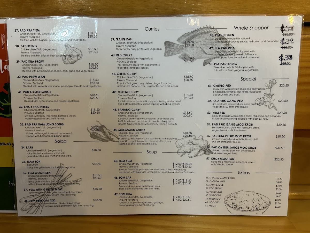 Top Ten Thai Food Takeaway Photo Menu 10