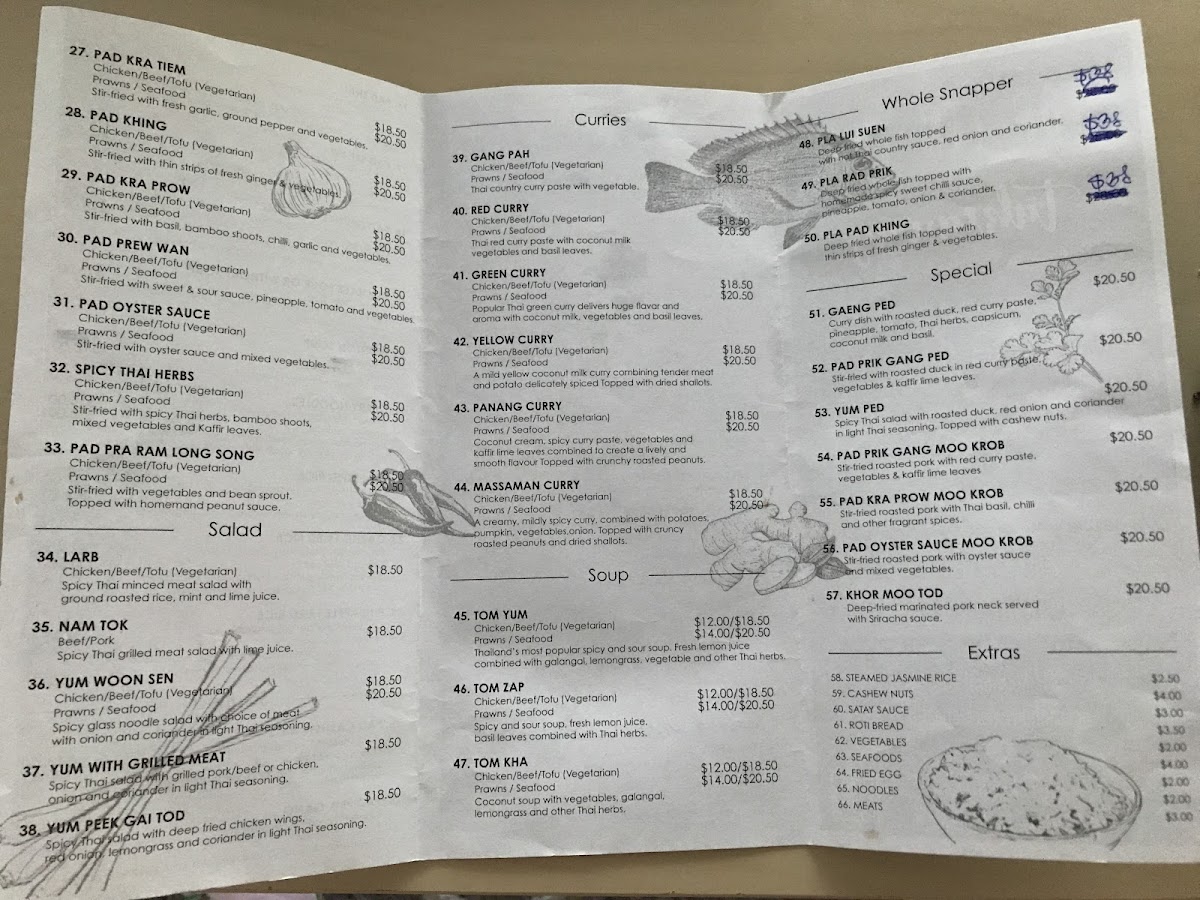 Top Ten Thai Food Takeaway Photo Menu 4