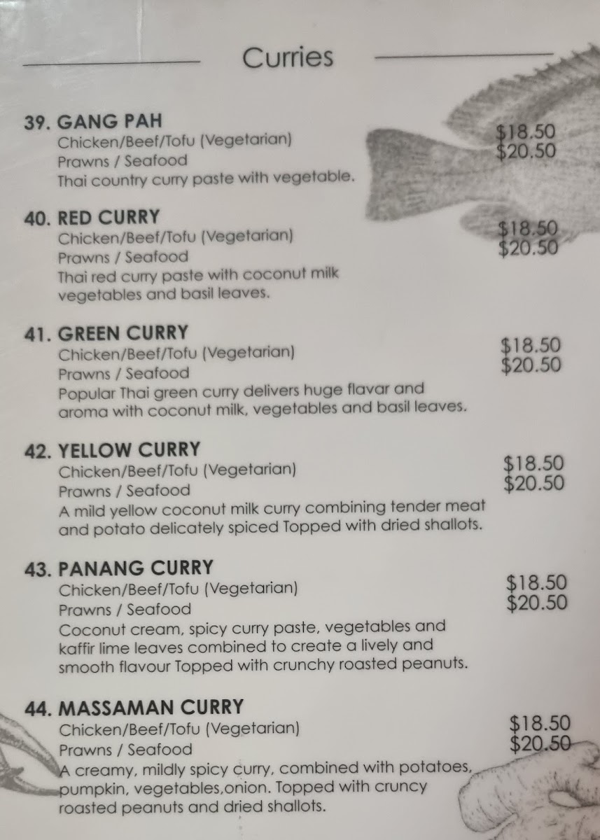 Top Ten Thai Food Takeaway Photo Menu 6