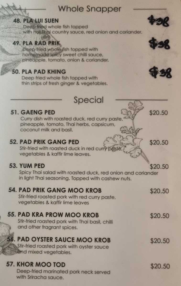 Top Ten Thai Food Takeaway Photo Menu 7