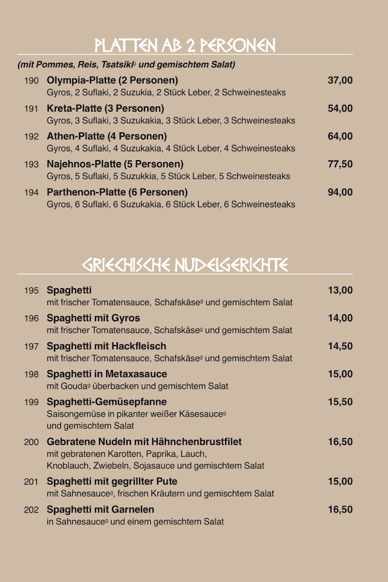 Restaurant Parthenon Photo Menu 9