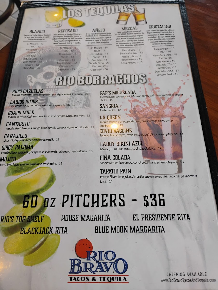Rio Bravo Tacos & Tequila Photo Menu 1