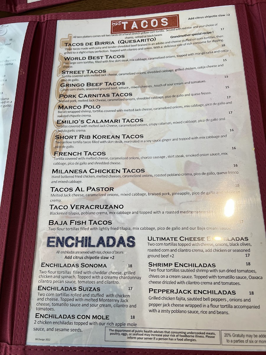 Rio Bravo Tacos & Tequila Photo Menu 4