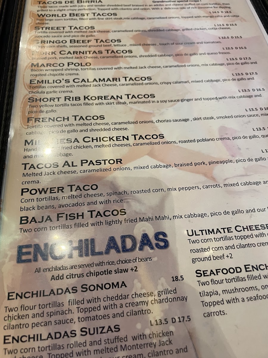Rio Bravo Tacos & Tequila Photo Menu 5
