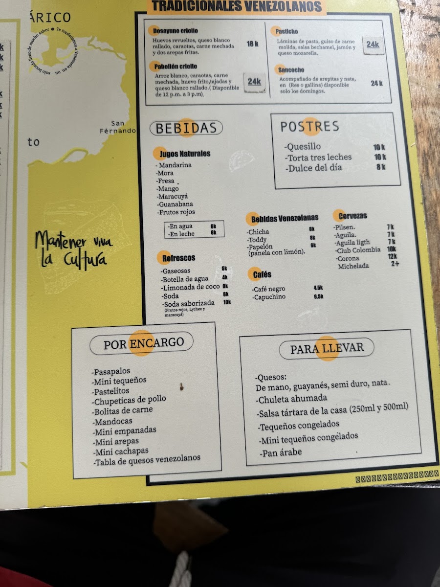 Los Chamos Arepas Venezolanas y algo mas Photo Menu 9