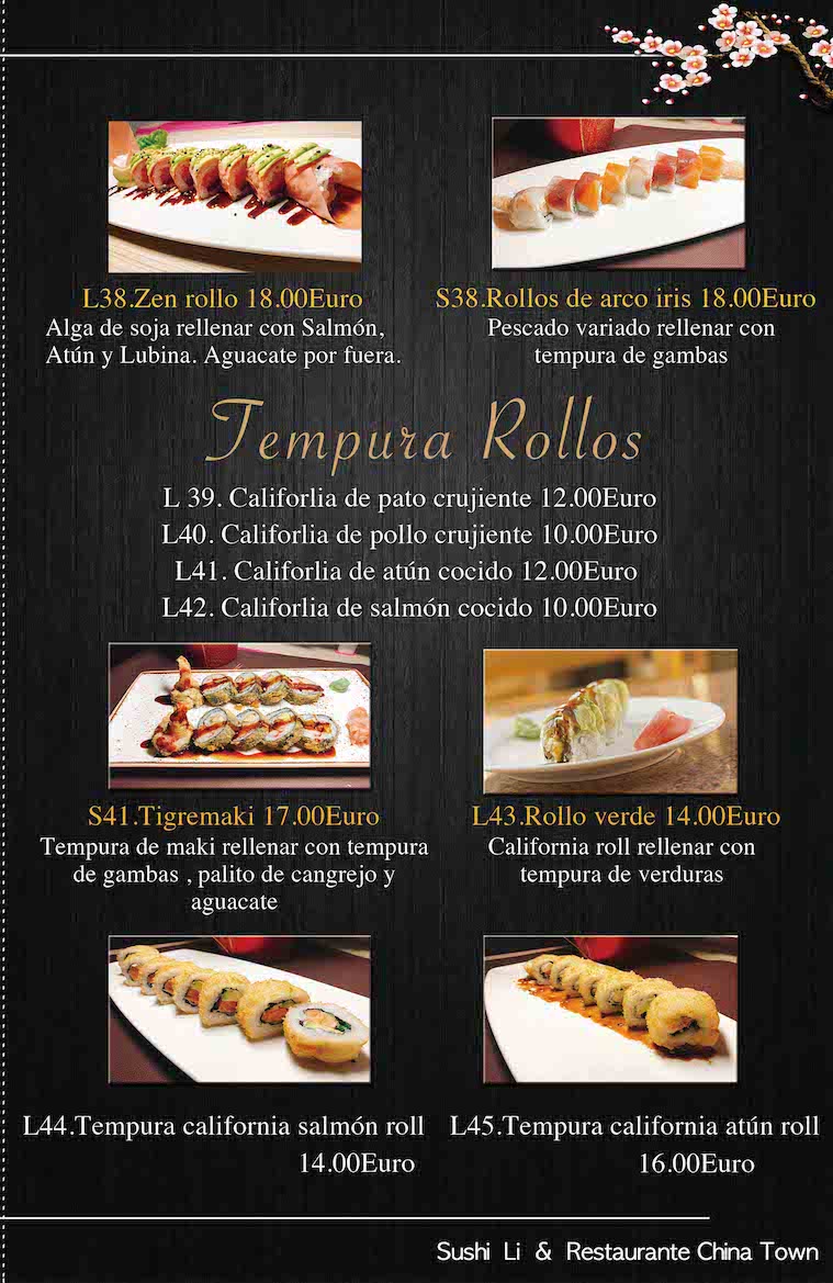 China Town & lounge sushi bar Photo Menu 4