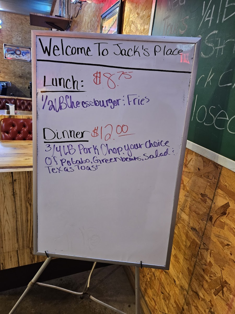 Jack's Place Photo Menu 5