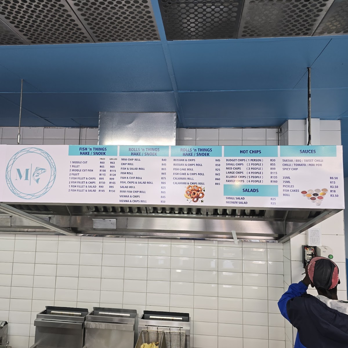 Manie's Fish and Chips Shop Photo Menu 1