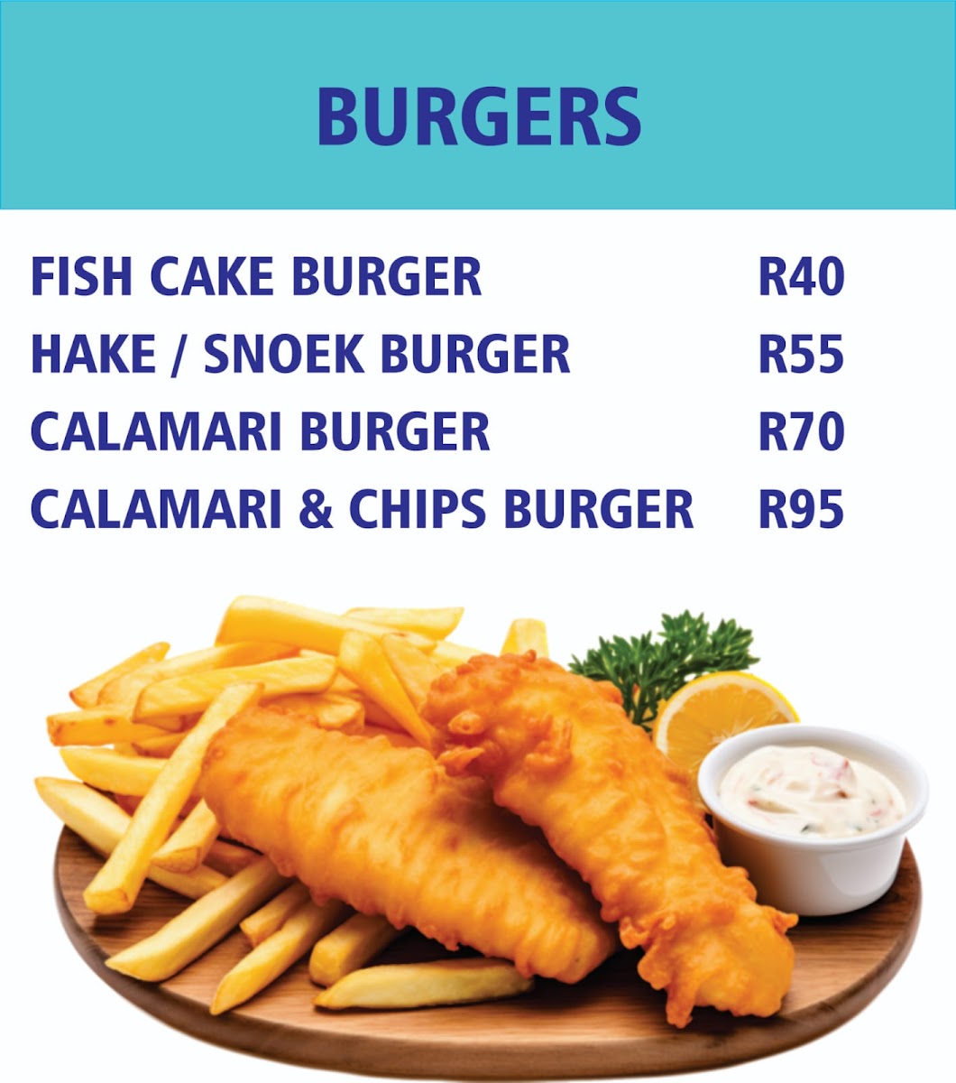 Manie's Fish and Chips Shop Photo Menu 3