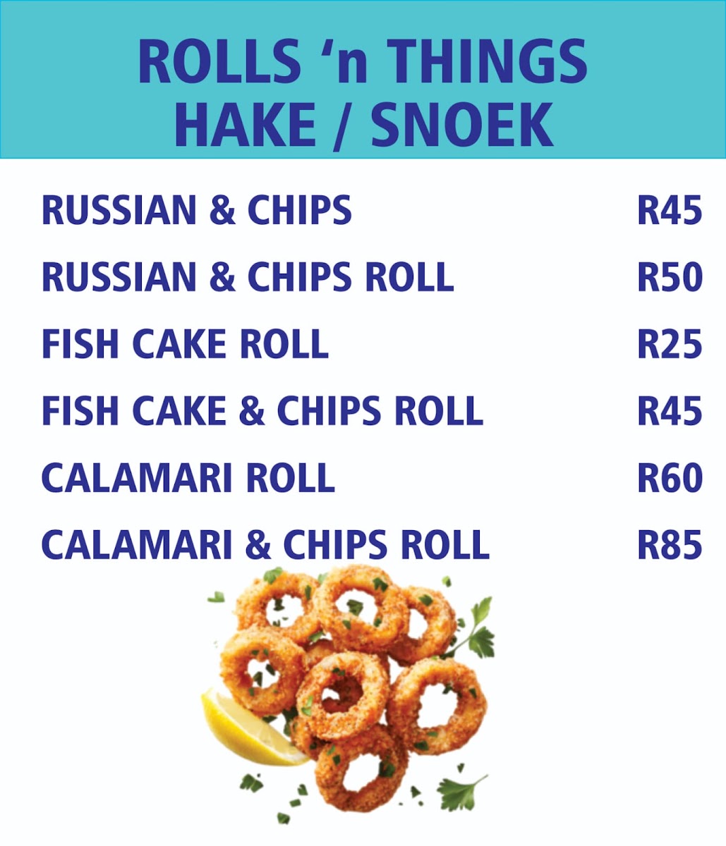 Manie's Fish and Chips Shop Photo Menu 6