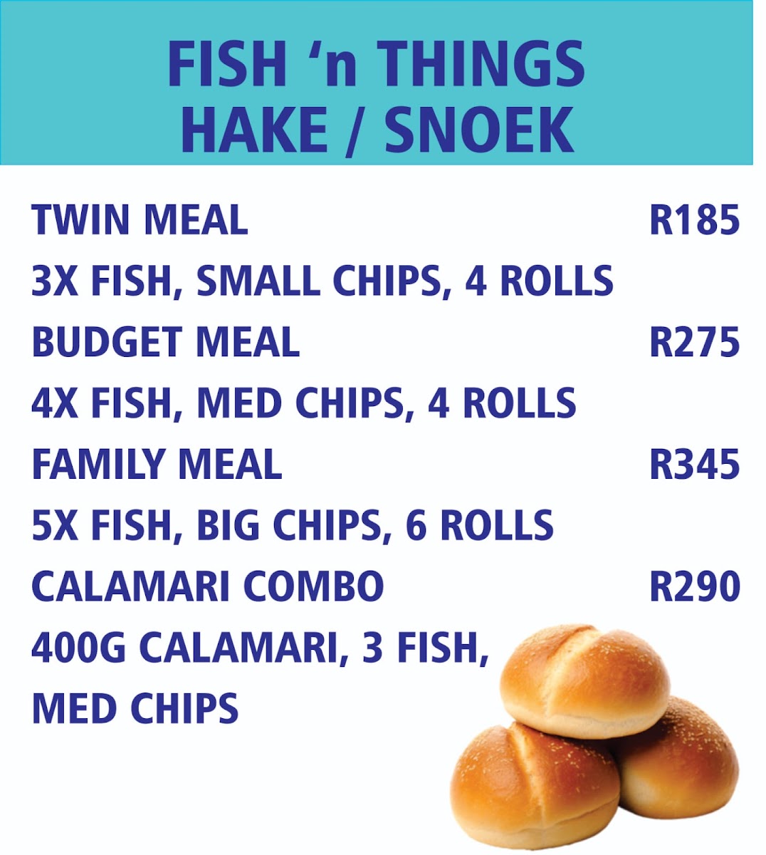 Manie's Fish and Chips Shop Photo Menu 7