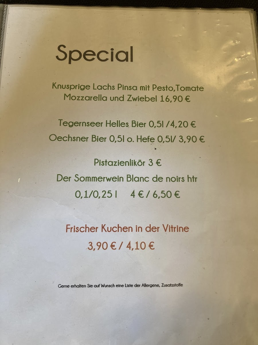 WEINBISTRO FRICKENHAUSEN Photo Menu 1