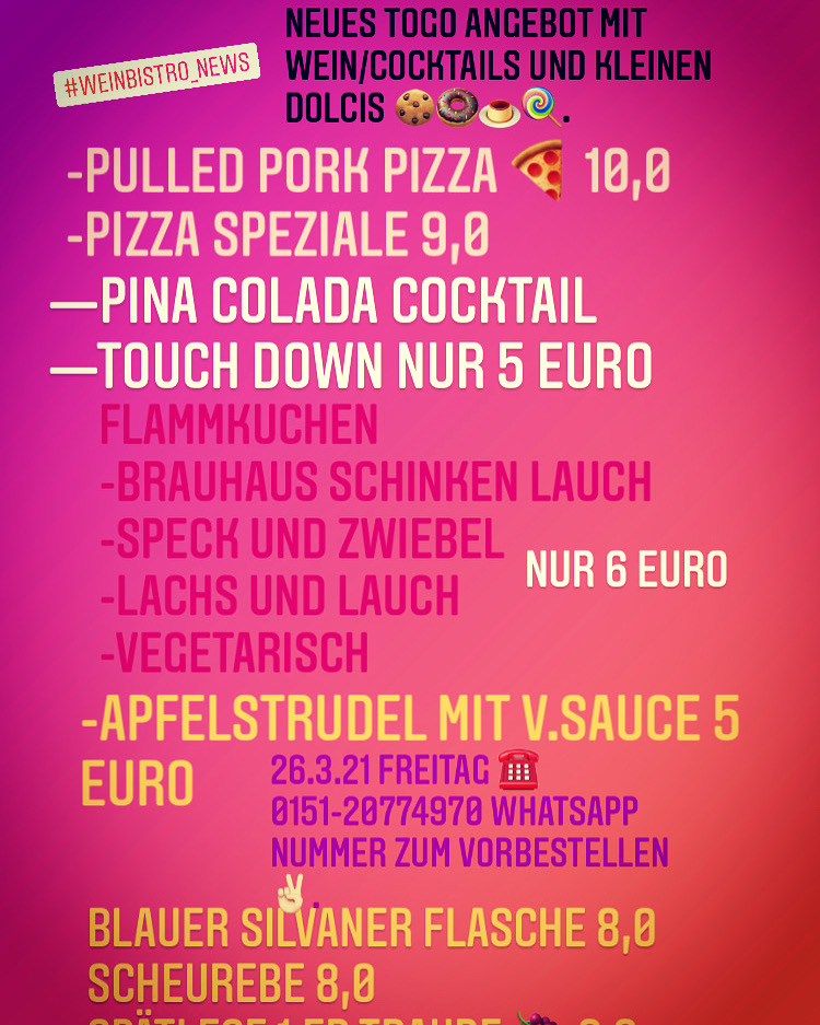 WEINBISTRO FRICKENHAUSEN Photo Menu 9