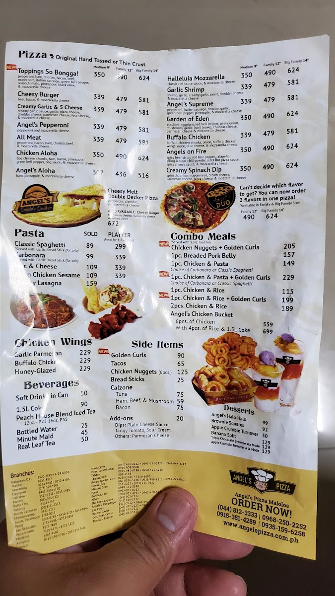 Angel's Pizza - Malolos Photo Menu 1