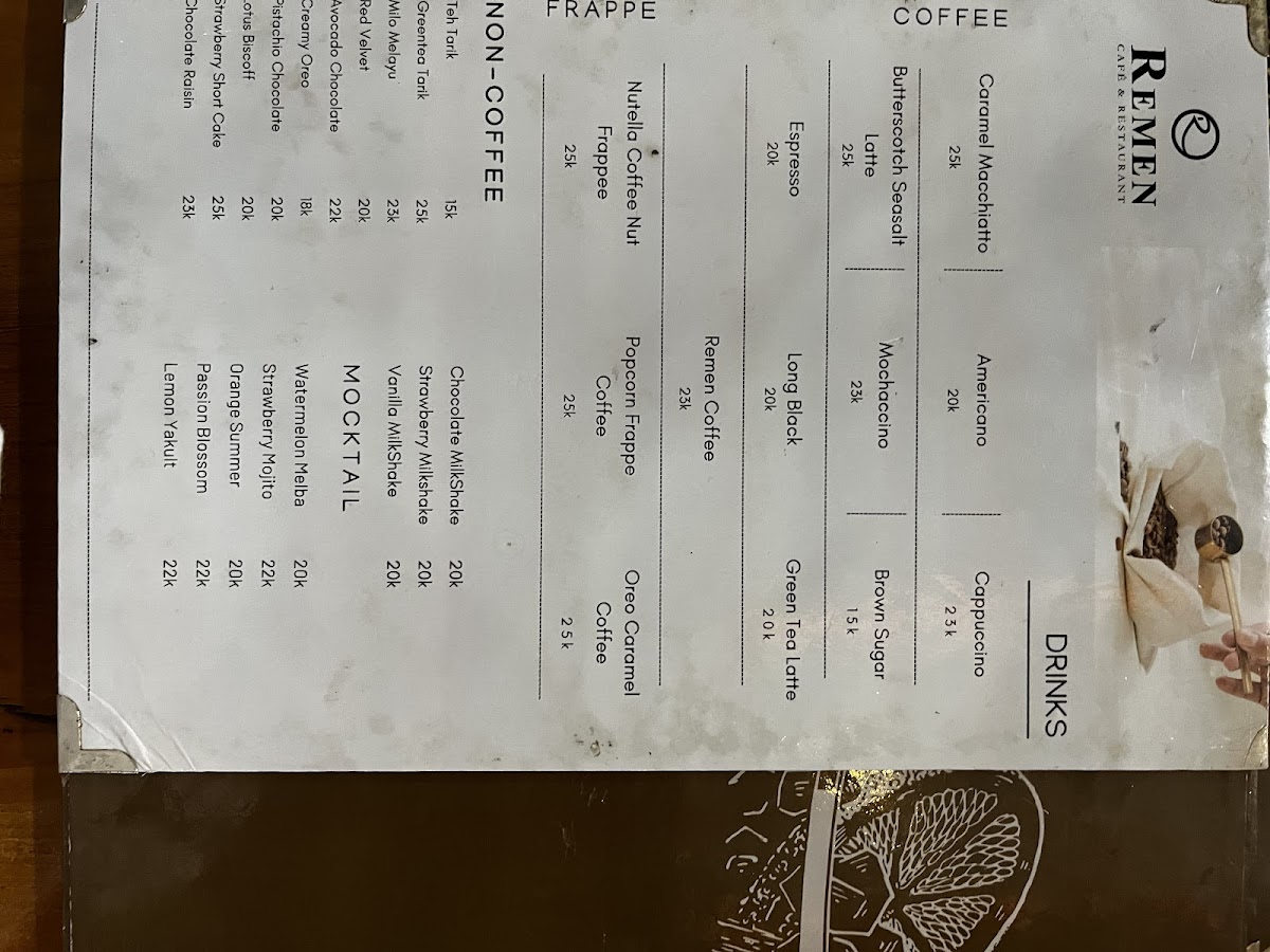 Remen cafe & resto Photo Menu 10