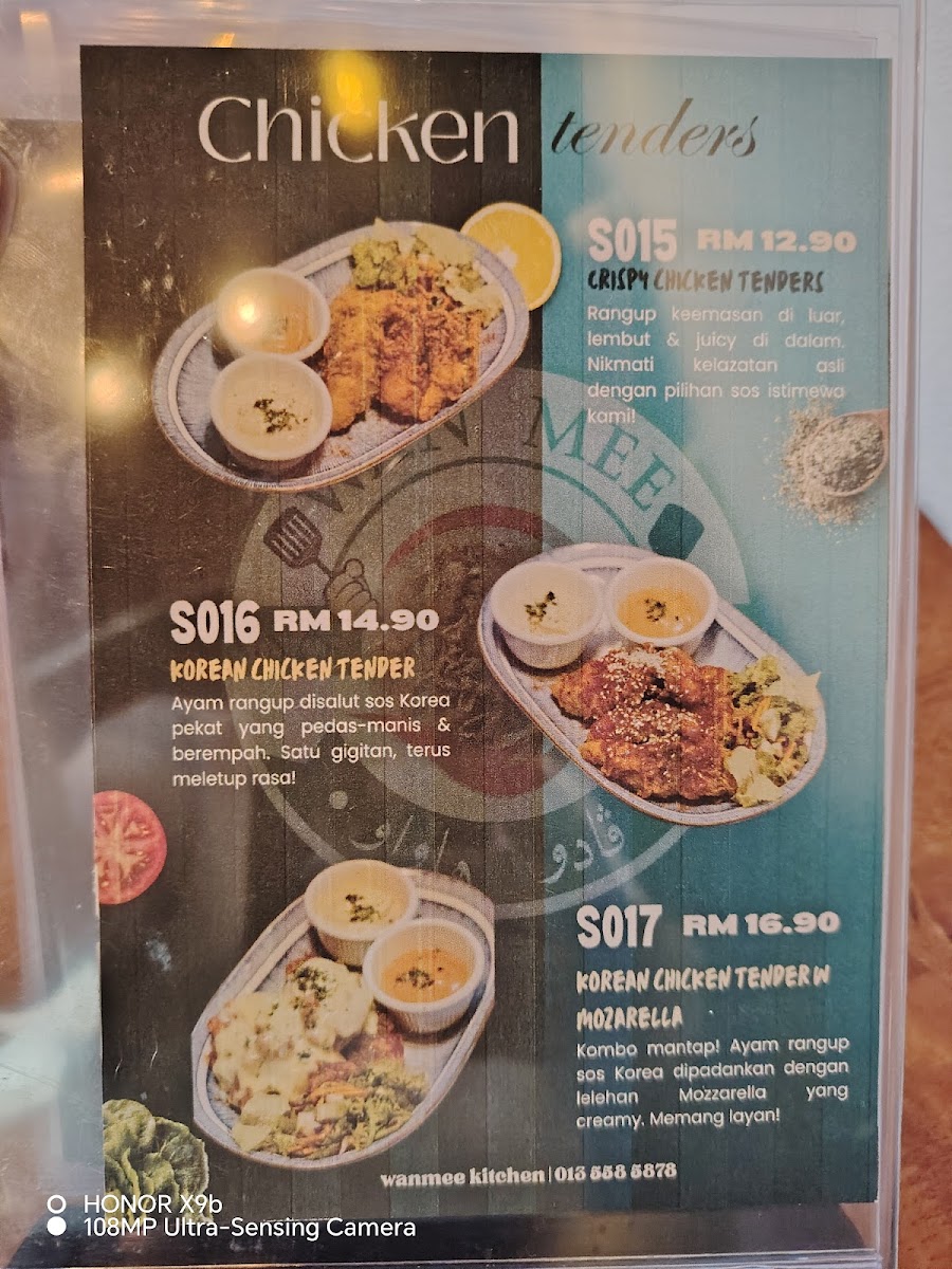 WanMeeKitchen Photo Menu 2