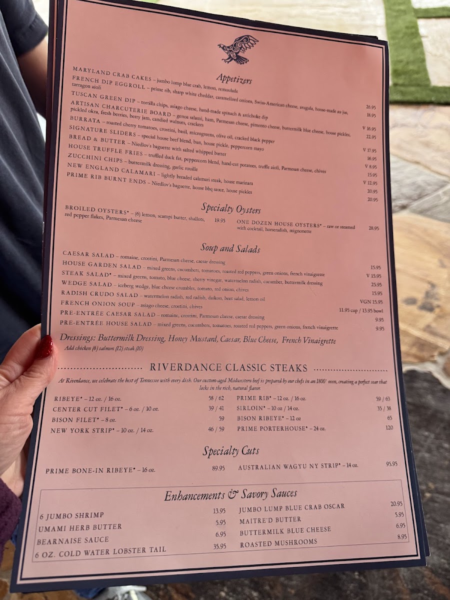 Riverdance Restaurant Photo Menu 2