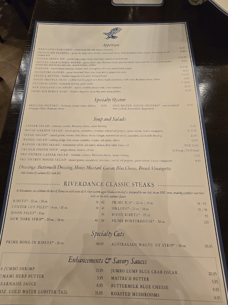Riverdance Restaurant Photo Menu 9