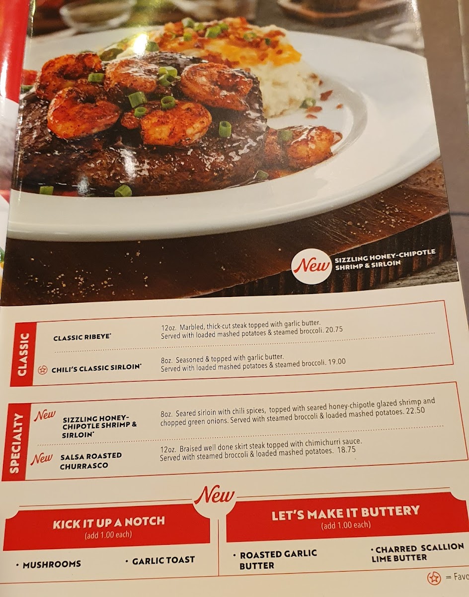 Chili’s (on Military Base) Photo Menu 4