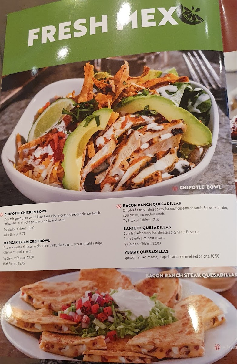 Chili’s (on Military Base) Photo Menu 6