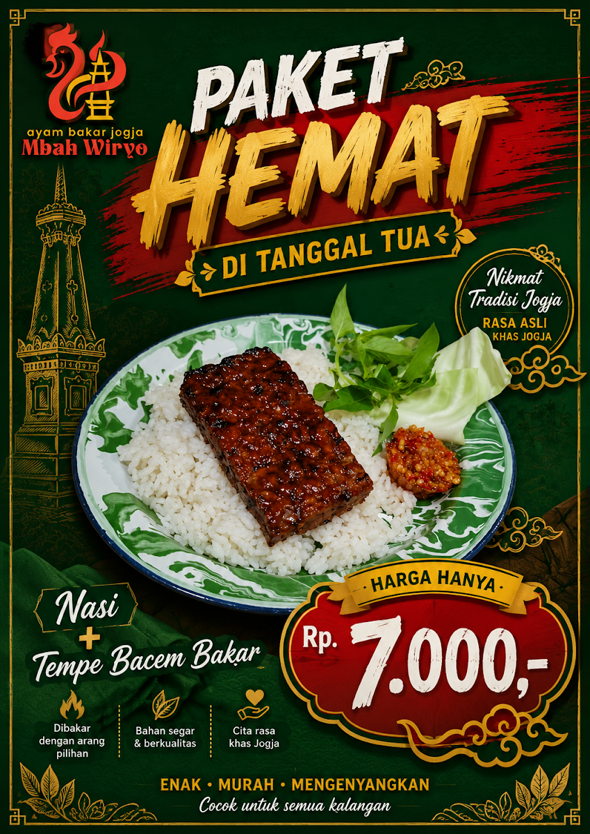 Ayam Bakar Jogja Mbah Wiryo Photo Menu 3