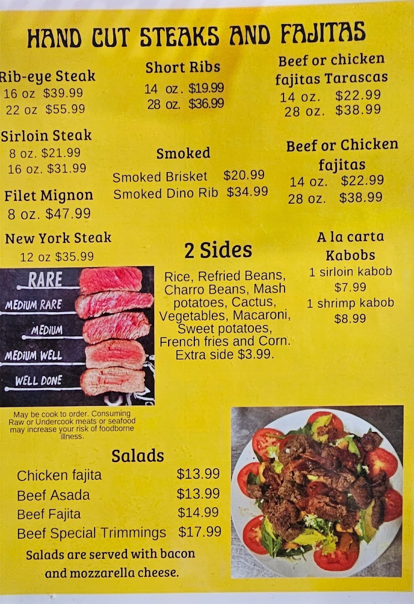 Estrada's Mexican Steak House Photo Menu 4