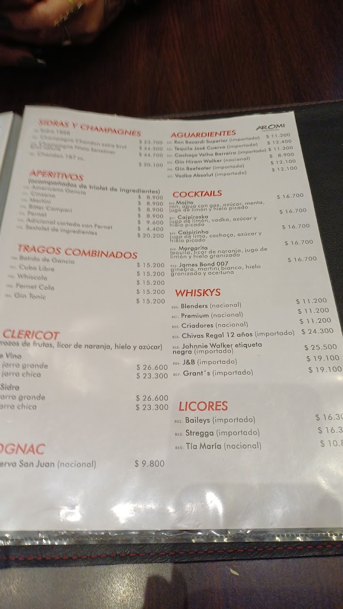 Restaurante Aromi Photo Menu 10