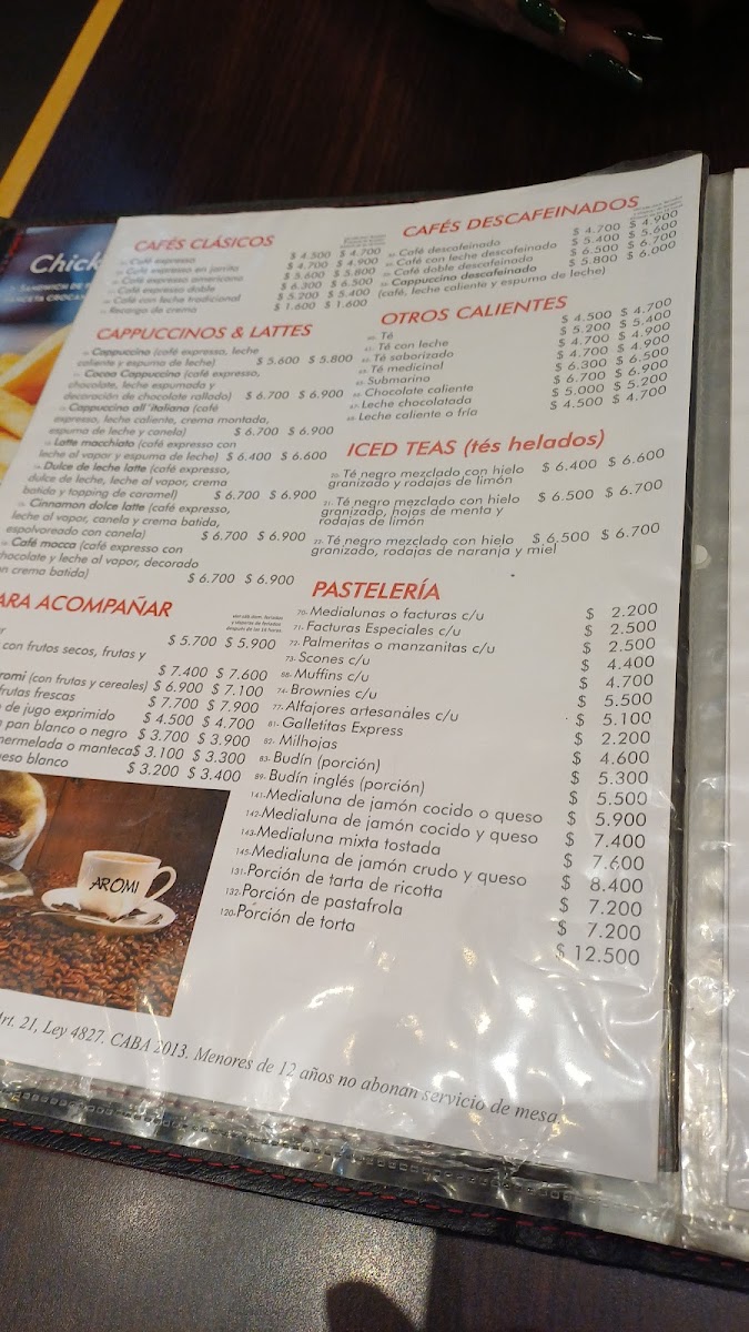 Restaurante Aromi Photo Menu 2
