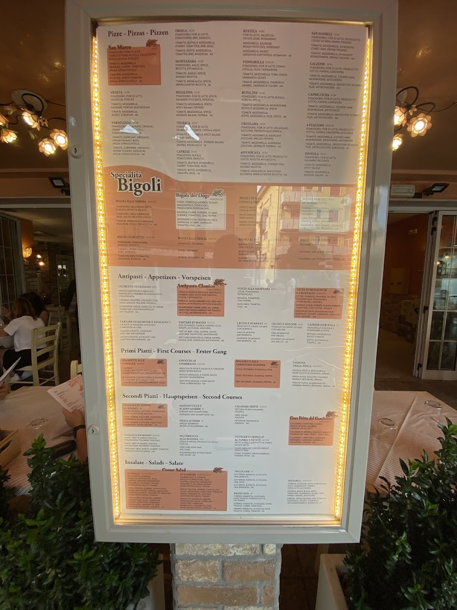 Bigoleria Pizzeria San Marco Photo Menu 3