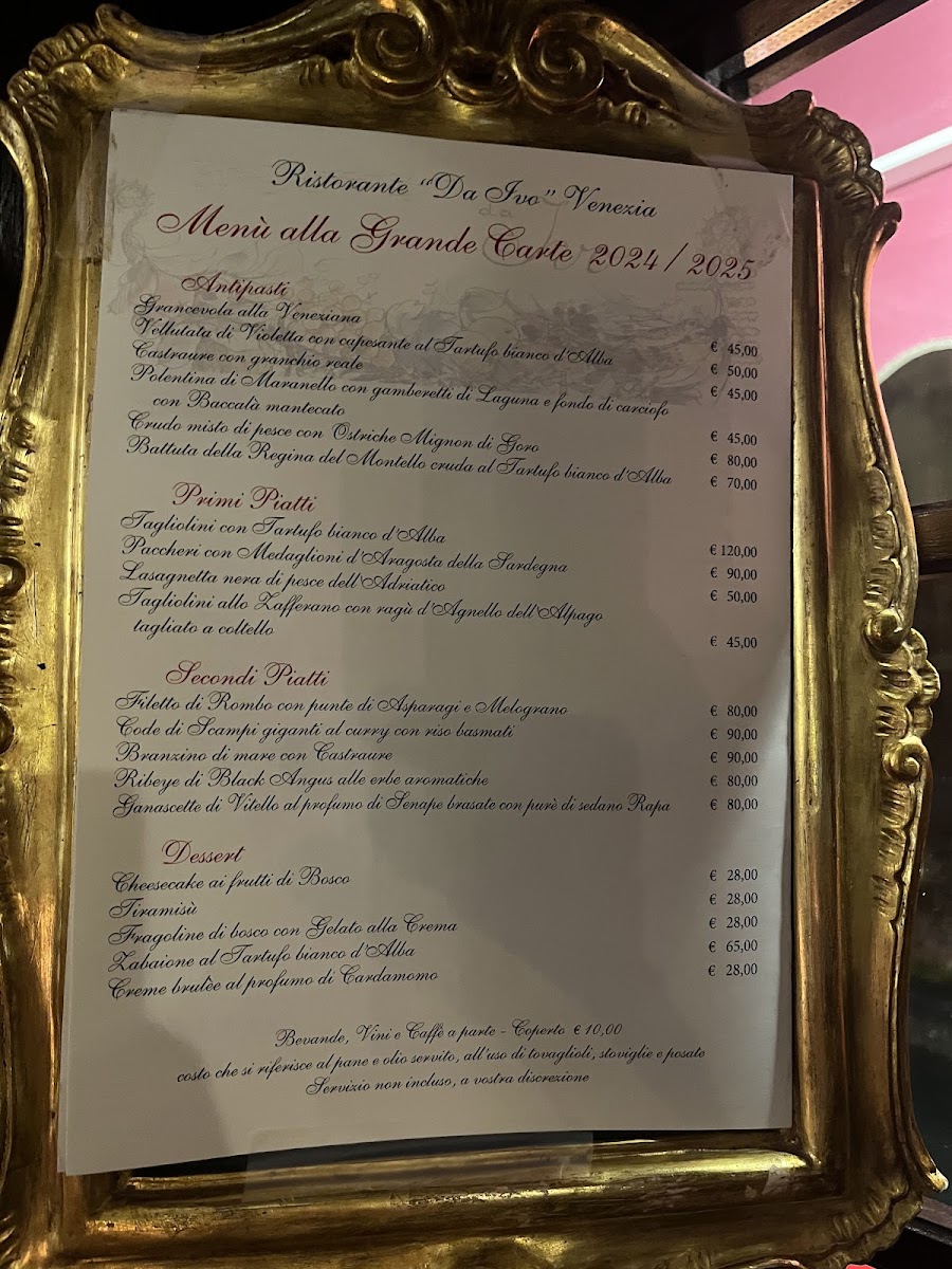 Ristorante Da Ivo Photo Menu 1