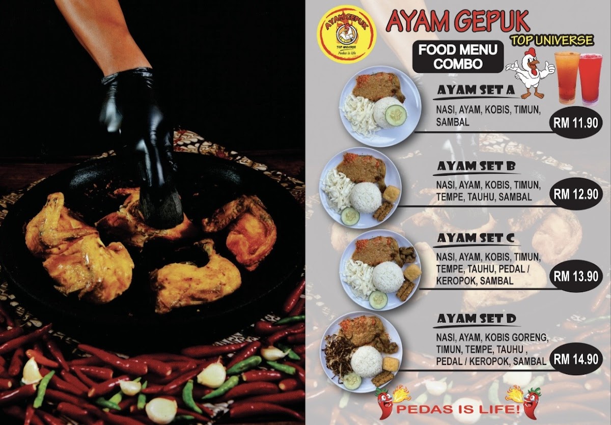 Ayam Gepuk Top Universe Photo Menu 6