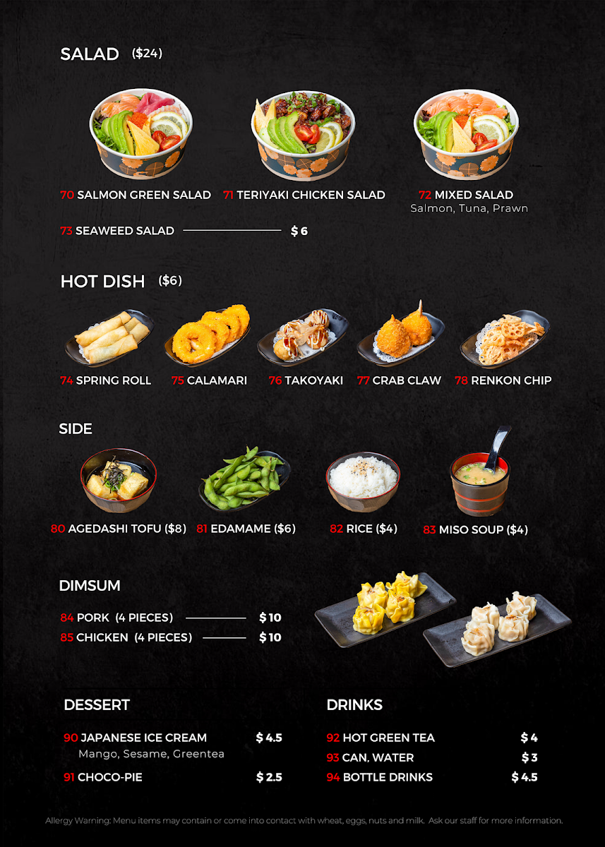 Sushi Choice - Lismore Central Photo Menu 2