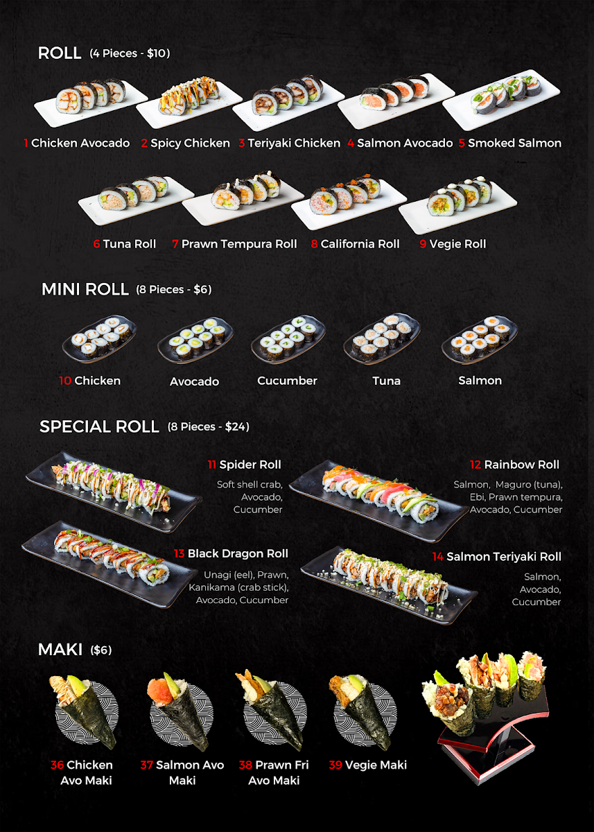 Sushi Choice - Lismore Central Photo Menu 3