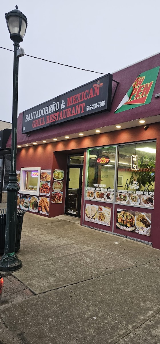 Salvadoreño and mexican grill restaurant