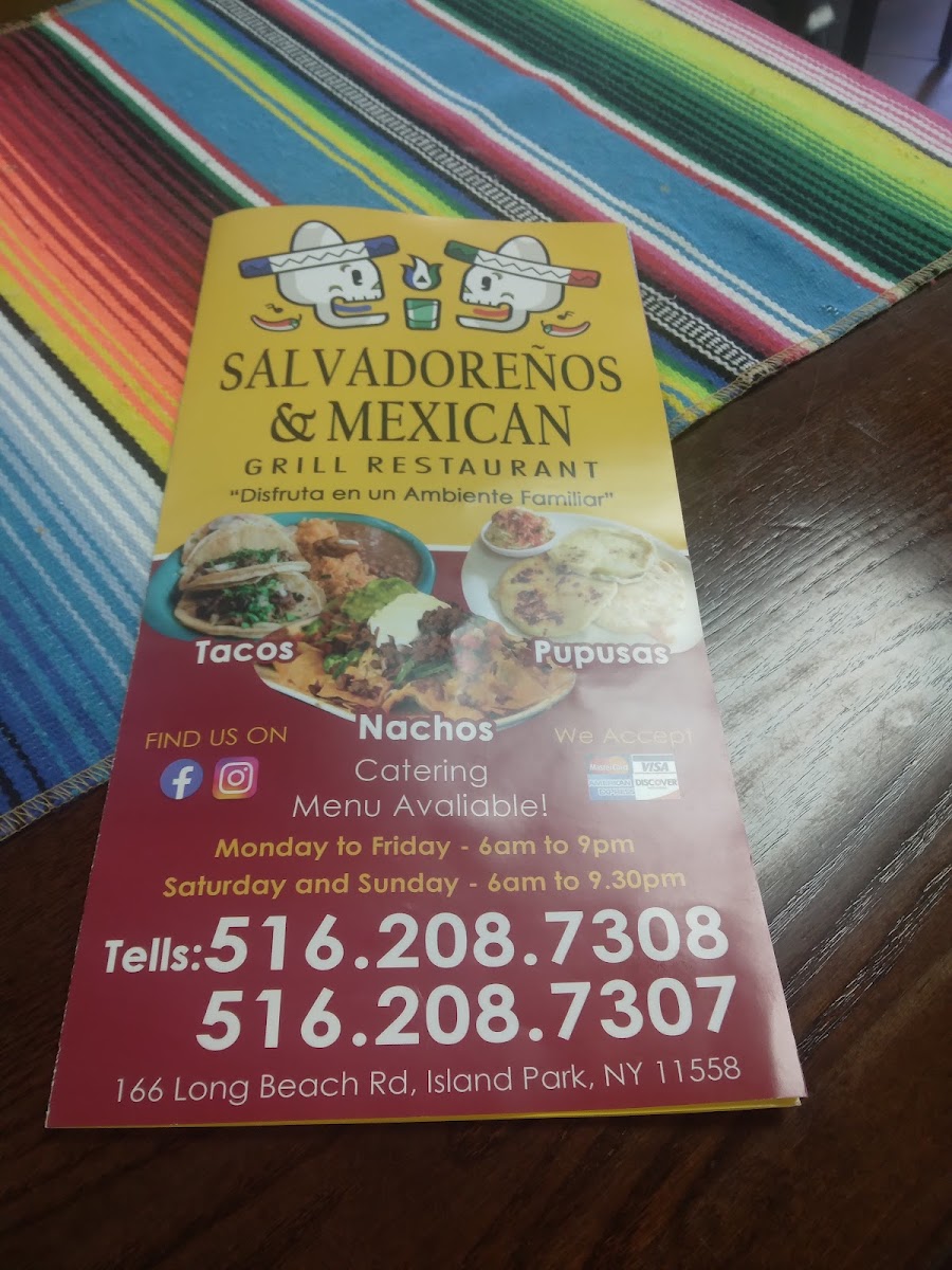 Salvadoreño and mexican grill restaurant Photo Menu 10