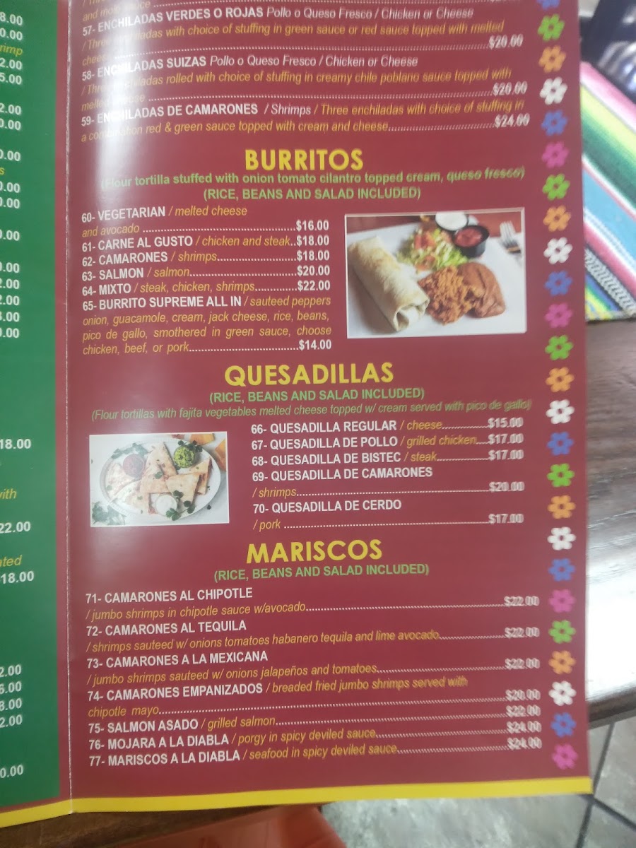 Salvadoreño and mexican grill restaurant Photo Menu 4
