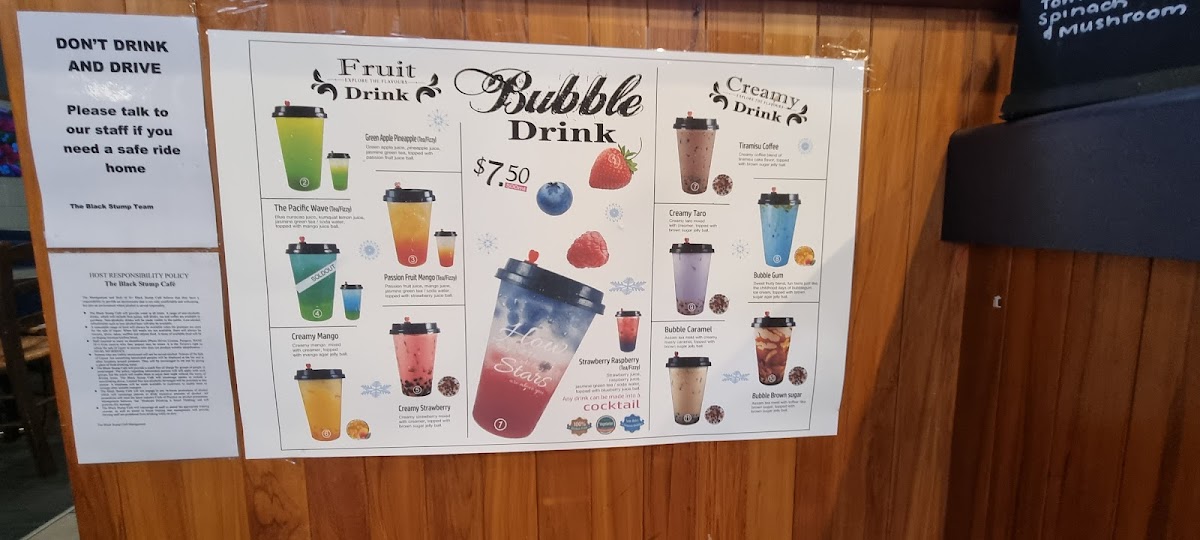 The Black Stump Cafe Photo Menu 7