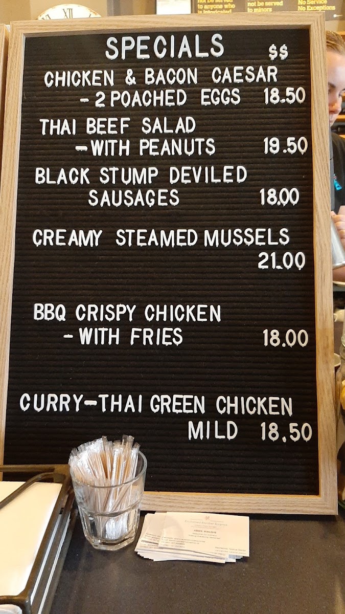 The Black Stump Cafe Photo Menu 8