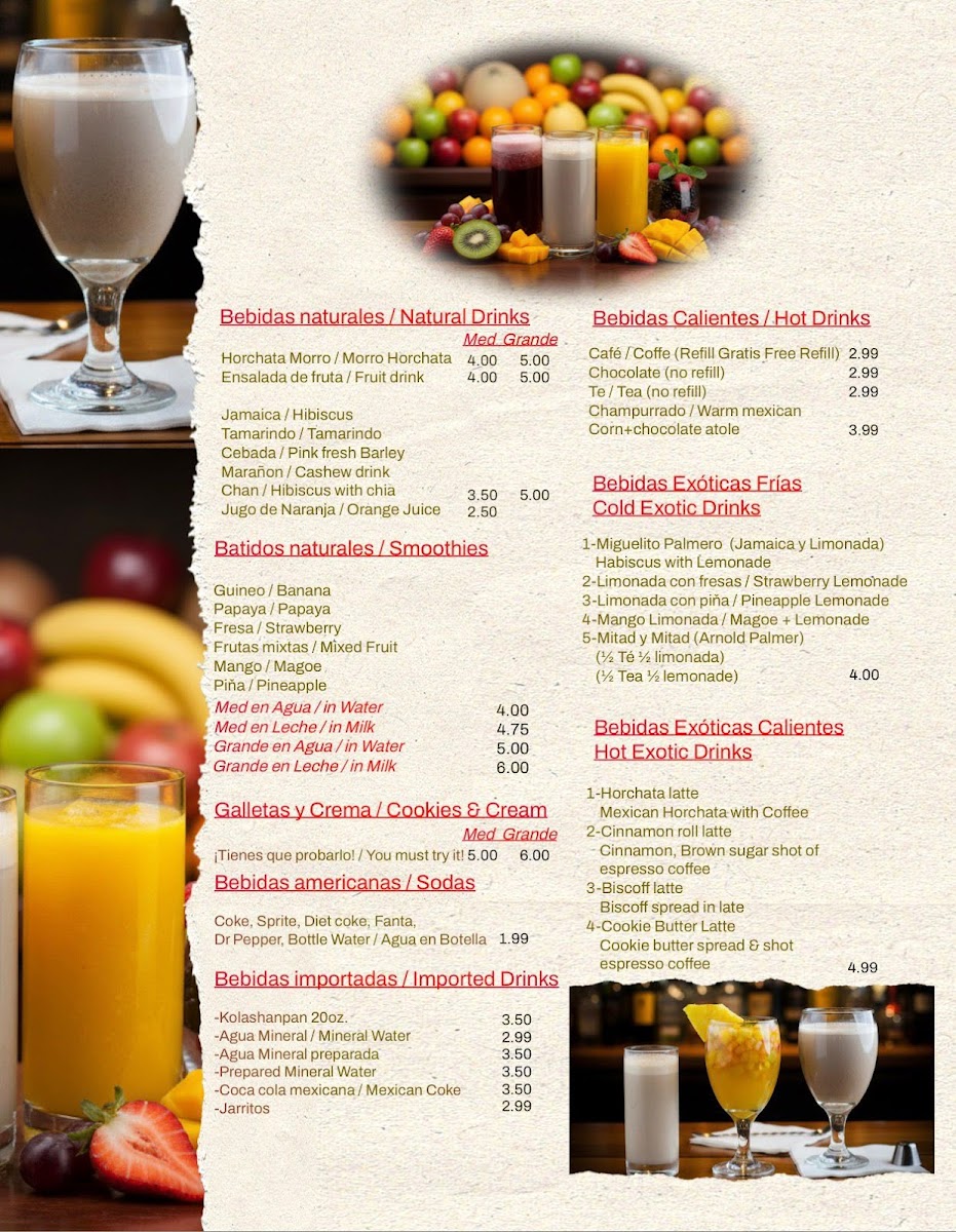 Trigos Bakery & Salvadoran Restaurant Photo Menu 5