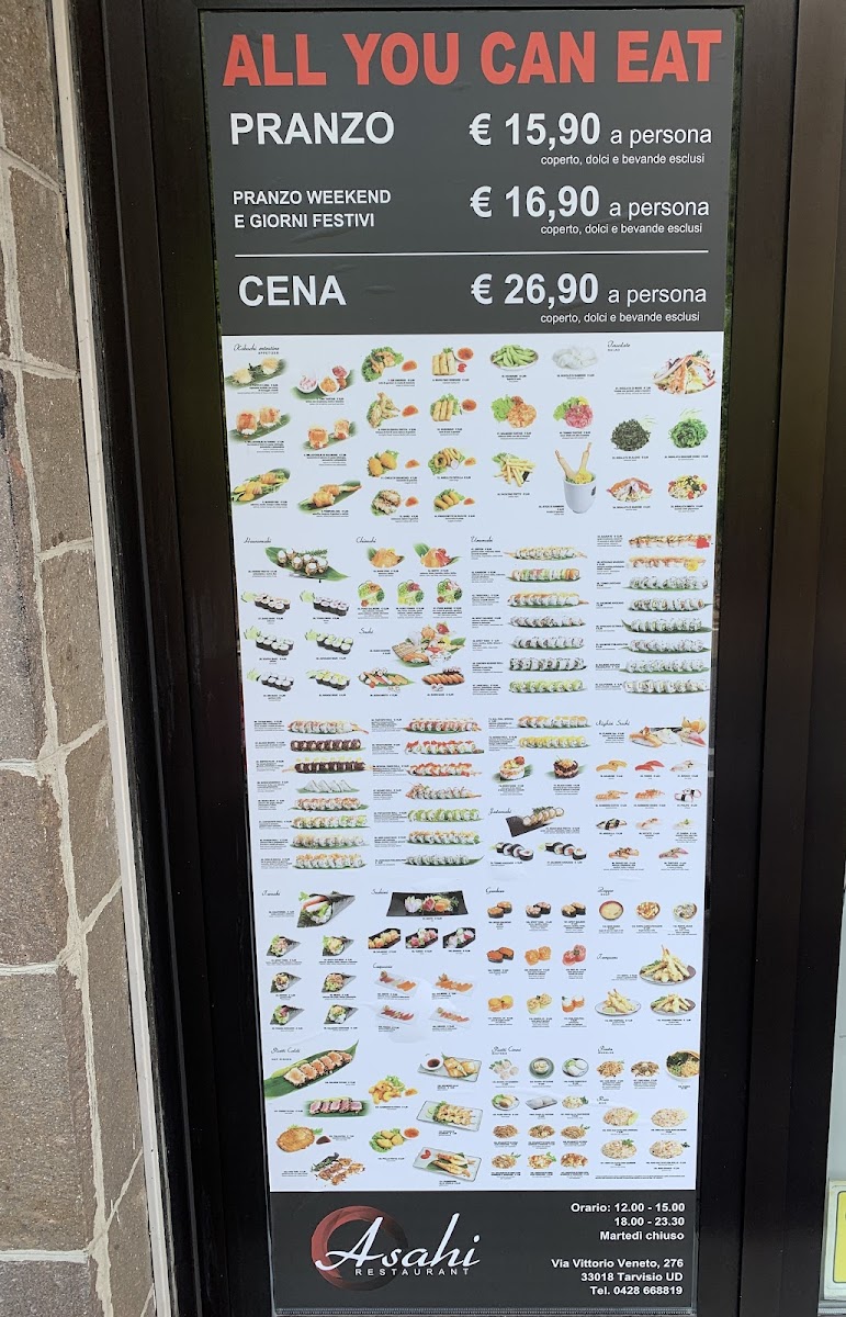 Asahi restaurant Tarvisio Photo Menu 2