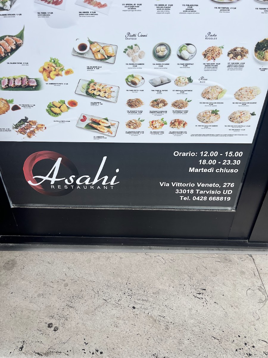 Asahi restaurant Tarvisio Photo Menu 5
