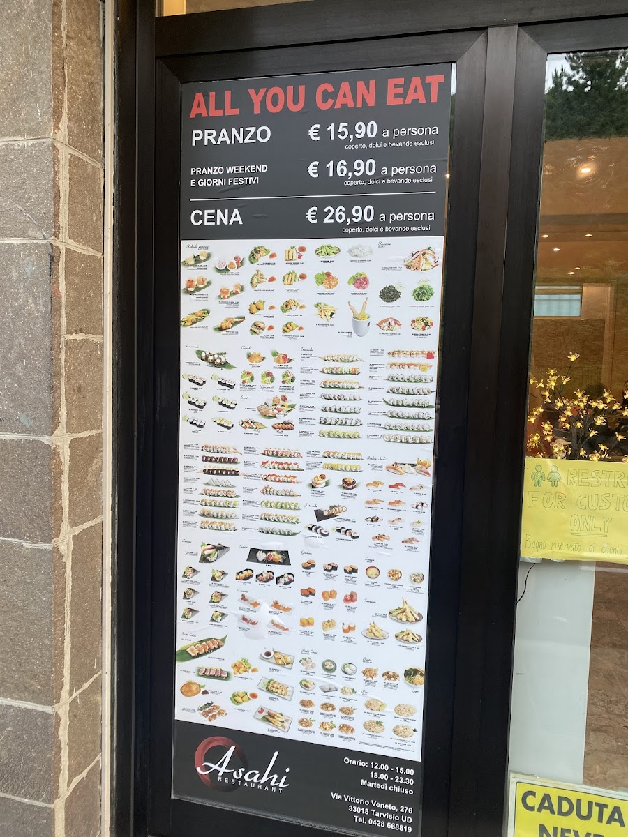 Asahi restaurant Tarvisio Photo Menu 7